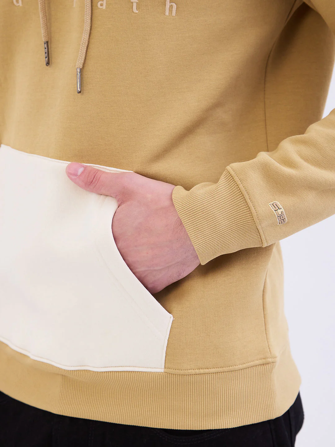 Men Sweatshirt Beige Regular Fit - Image 8