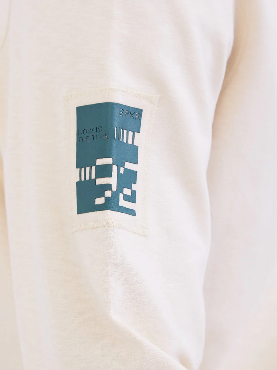Men Sweatshirt Off White Slim Fit - Image 8
