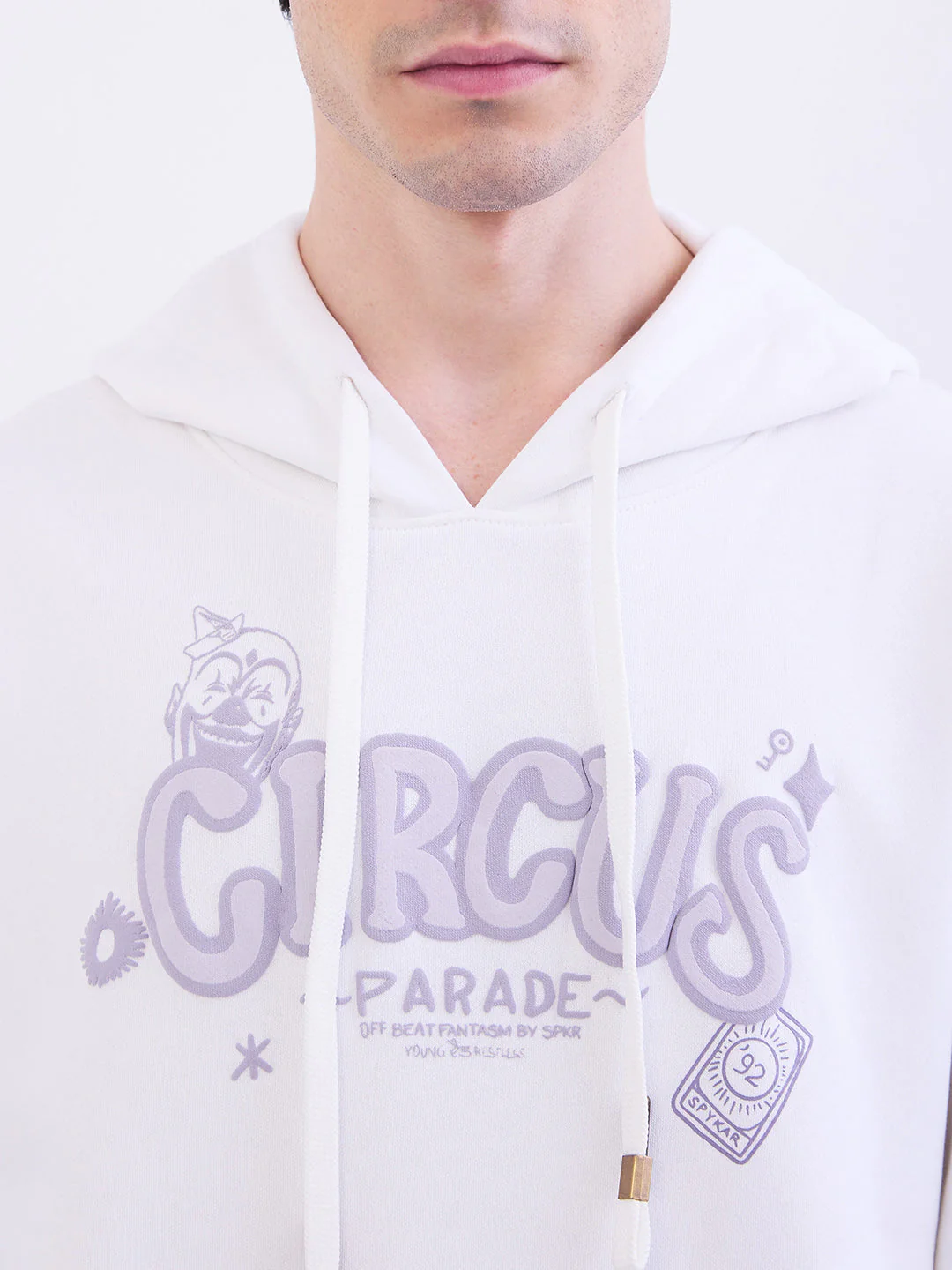 Men Sweatshirt White Oversize Fit - Image 6
