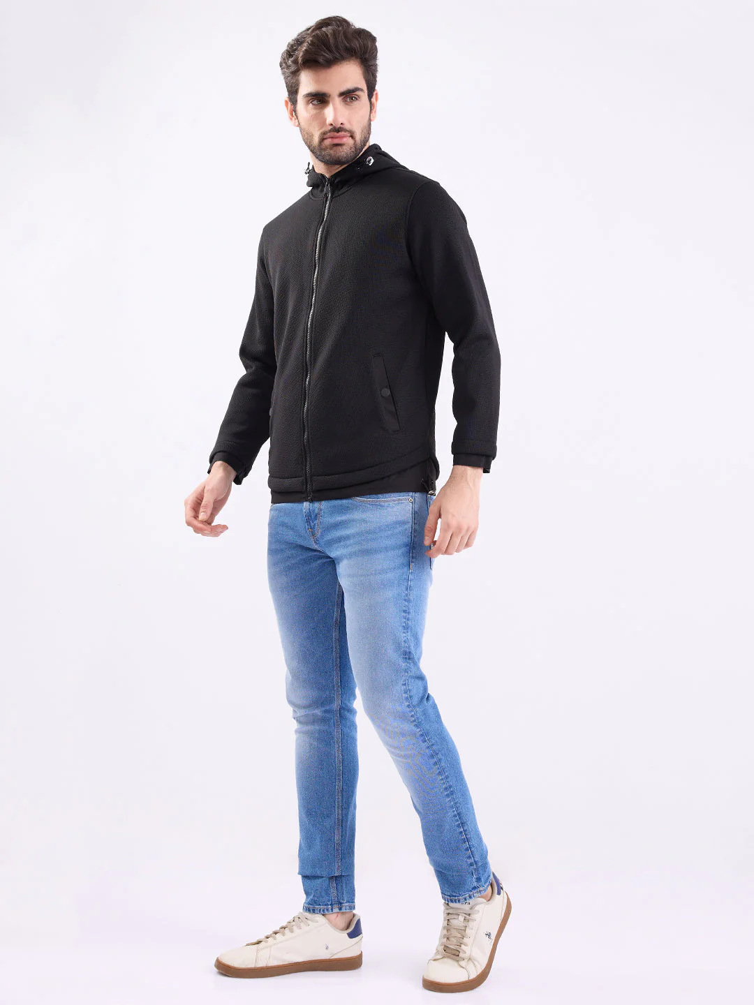Men Sweatshirt Black Regular Fit - Image 5