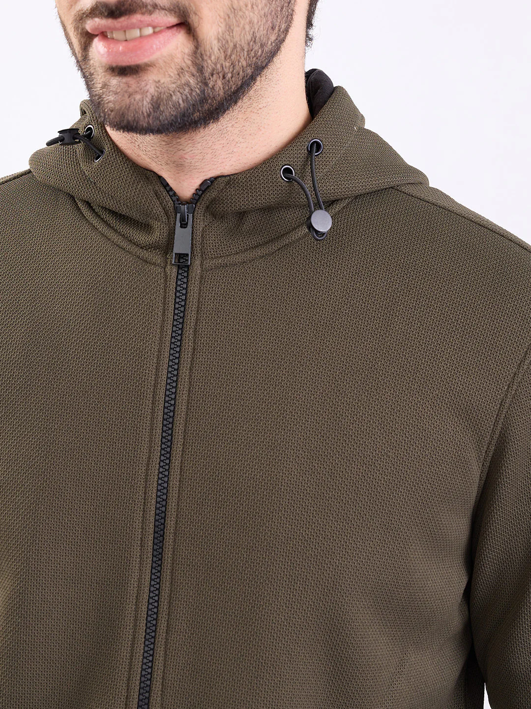 Men Sweatshirt Green Regular Fit - Image 6