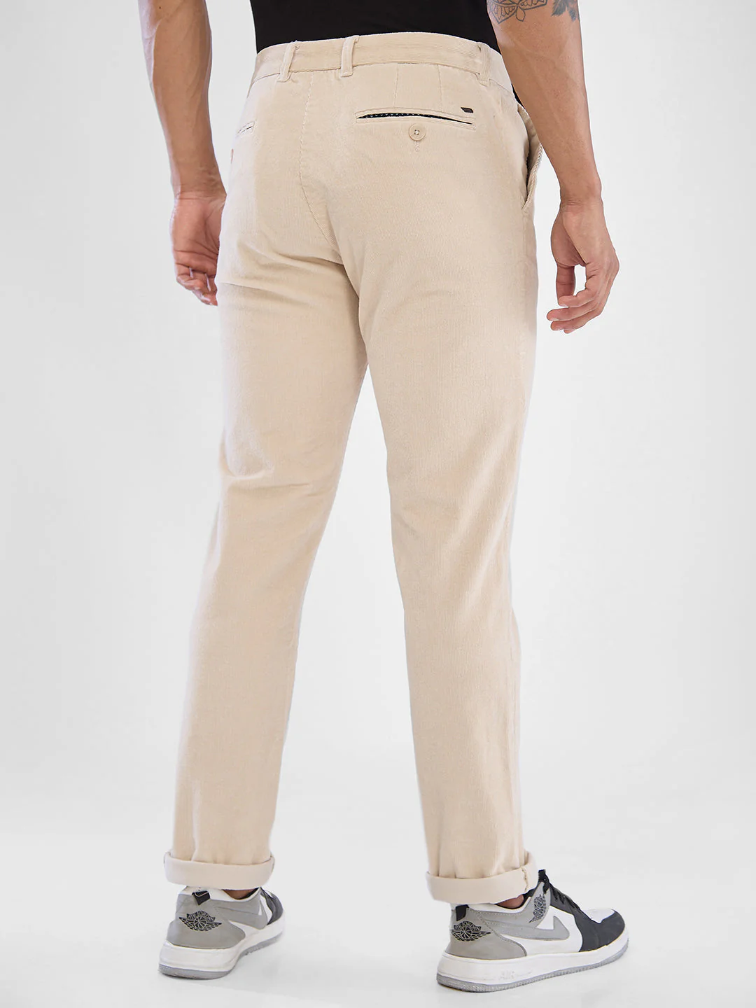 Men Trouser Regular Fit Mid Rise - Image 5