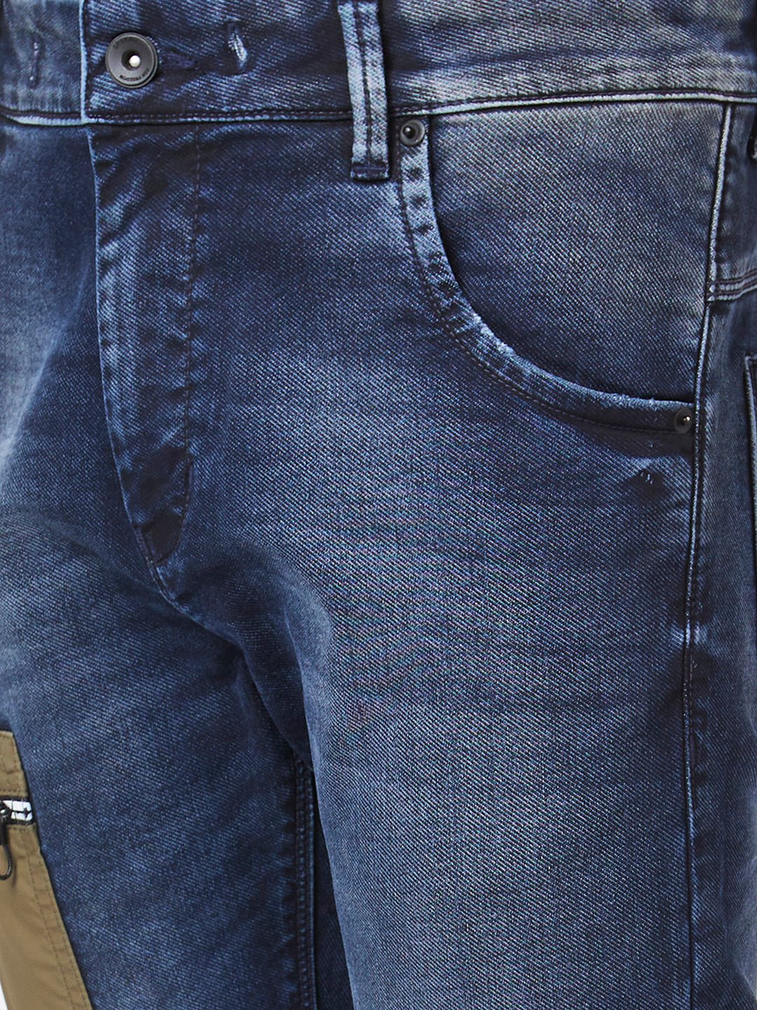 Men Rover Jeans Regular Fit Dark Blue High Rise - Image 5