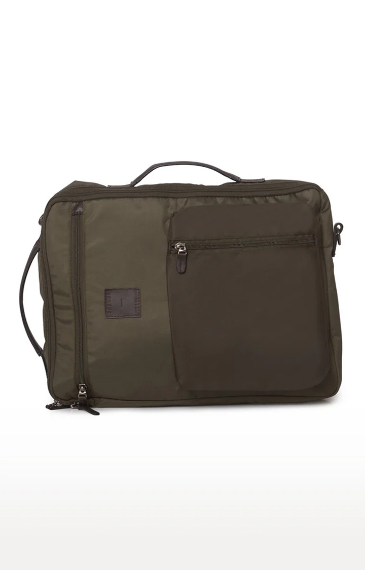Olive Polyester Backpack - Image 3