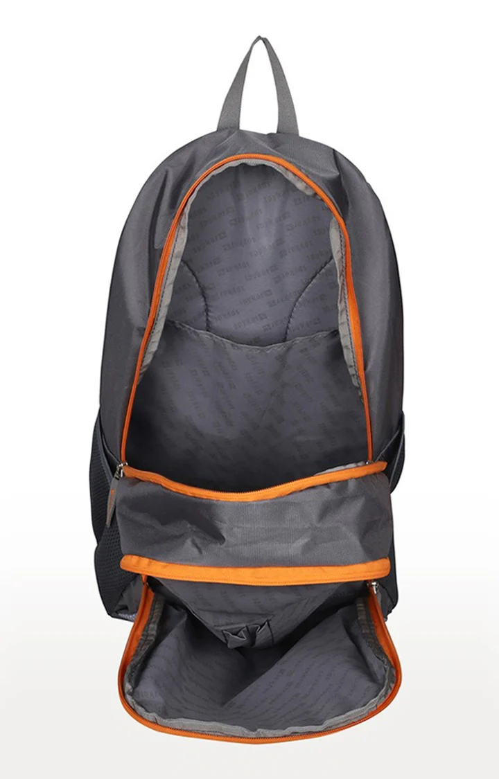 Orange Print Laptop Backpack - Image 4