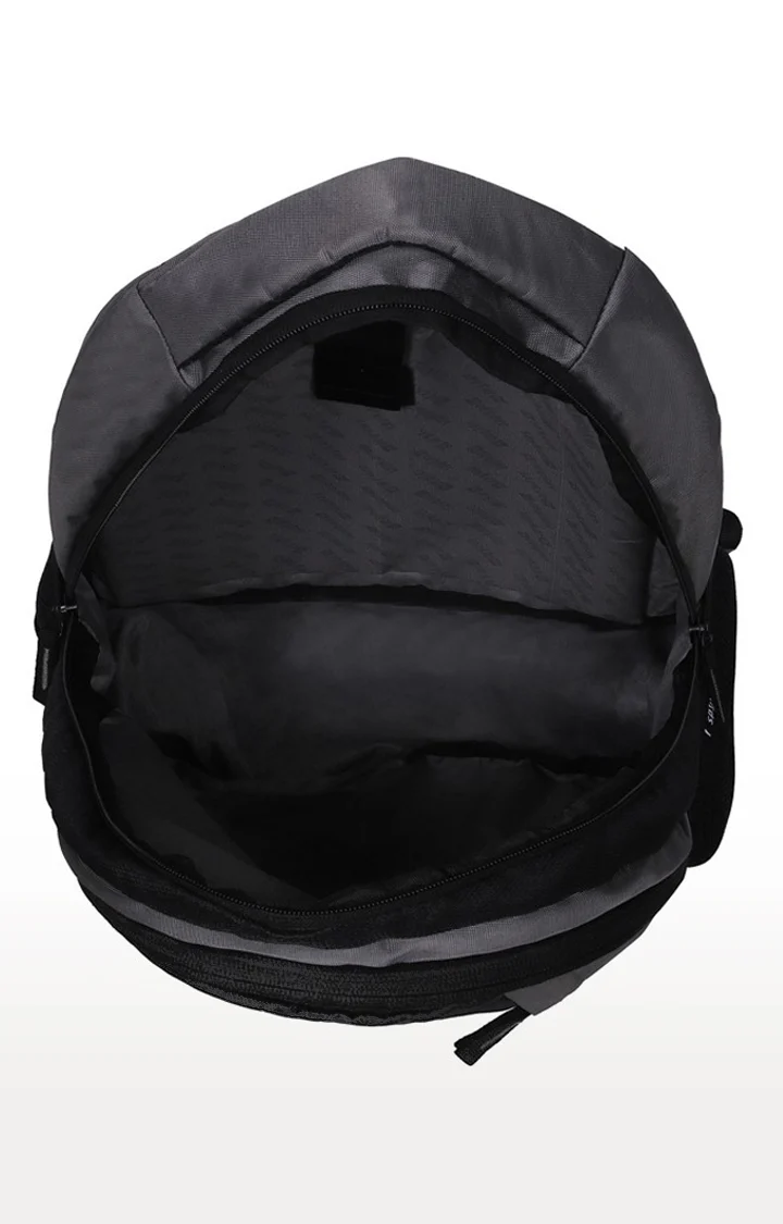 Black Solid Laptop Backpack - Image 5