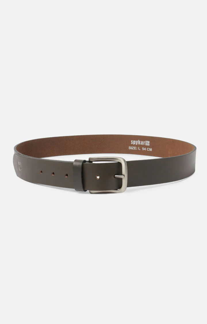 Olive Genuine Leather Belt - Image 3