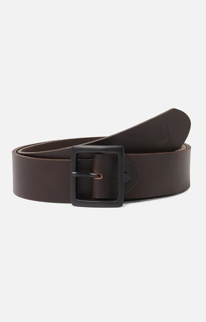 Men Brown Genuine Leather Belt
