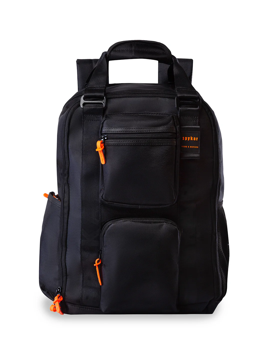 Men Black Casual Traveler Backpack - Image 2