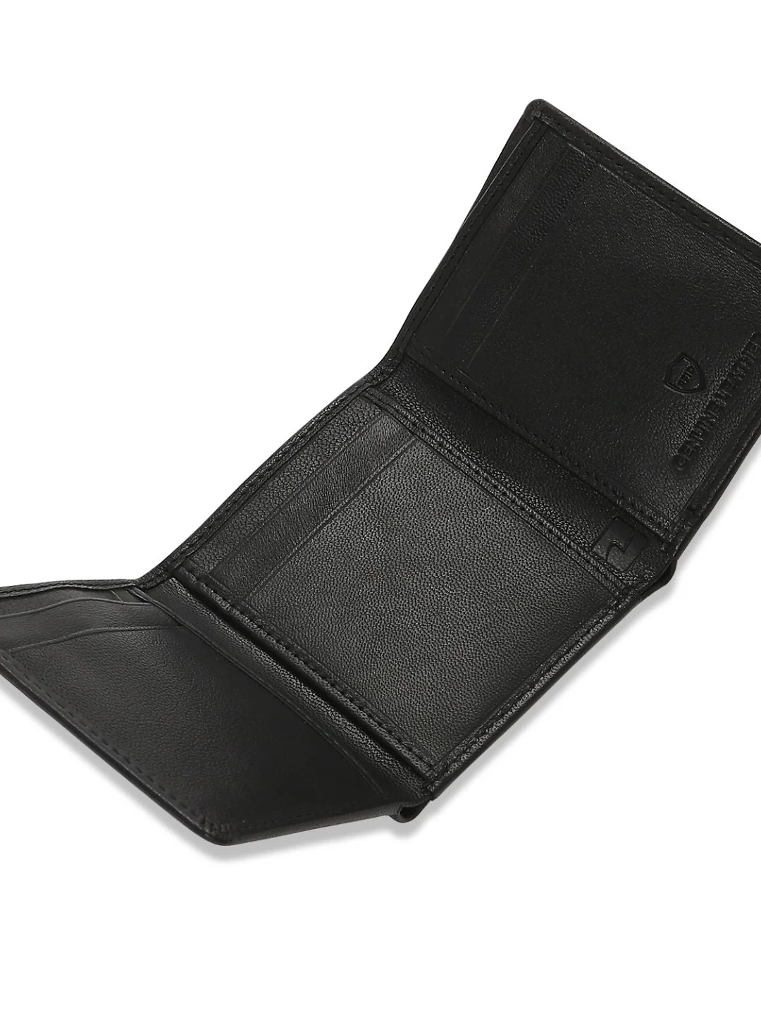Men Black Leather Wallet - Image 4