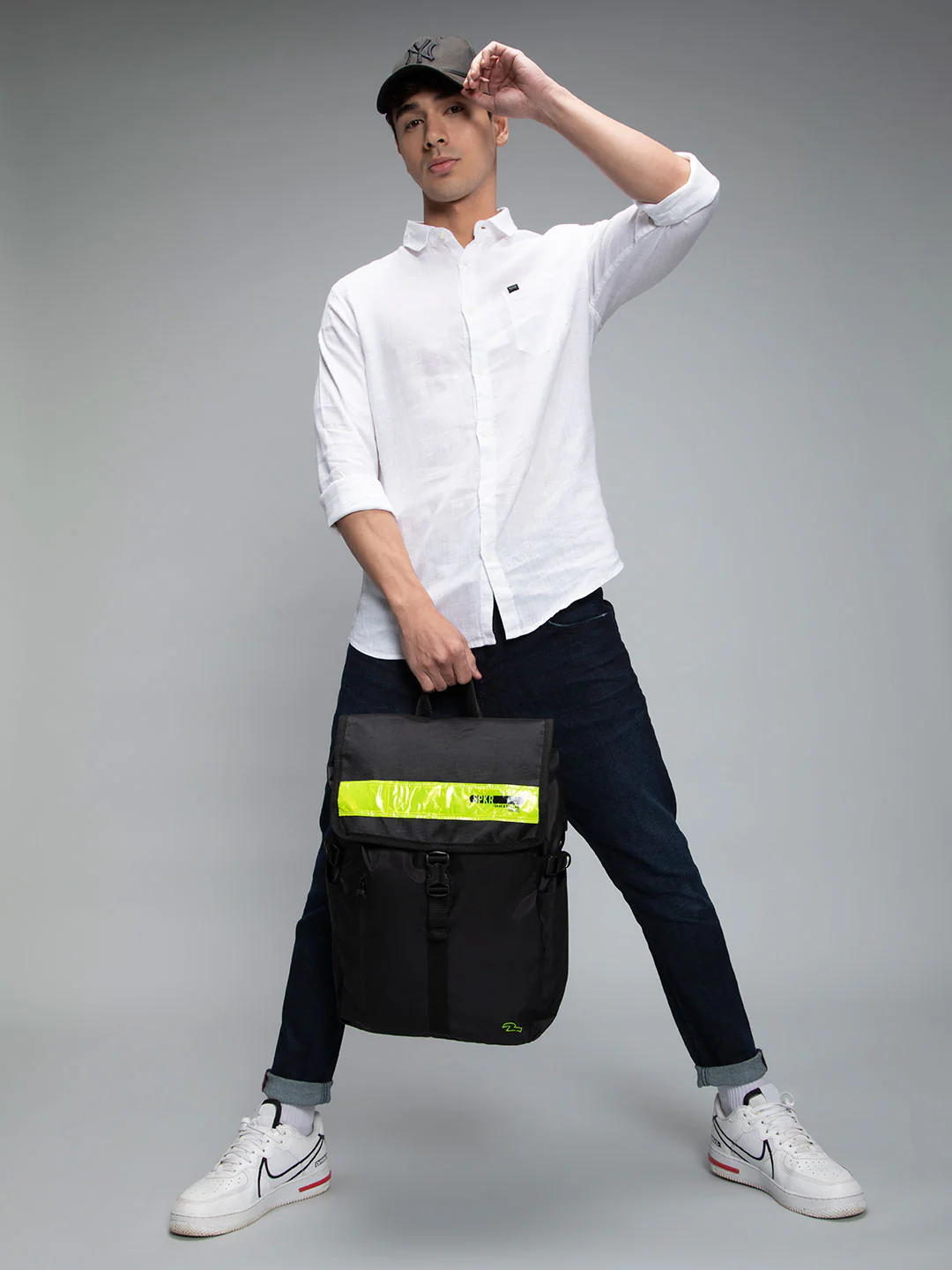 Black Neon Traveler Backpack