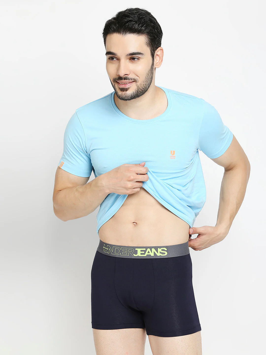 Underjeans Pack Of 2 Cotton Blend Trunks - Image 2