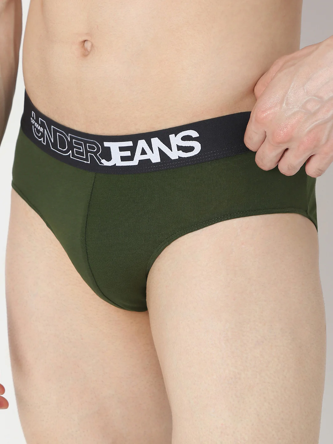 Underjeans Navy & Olive Brief - Image 6