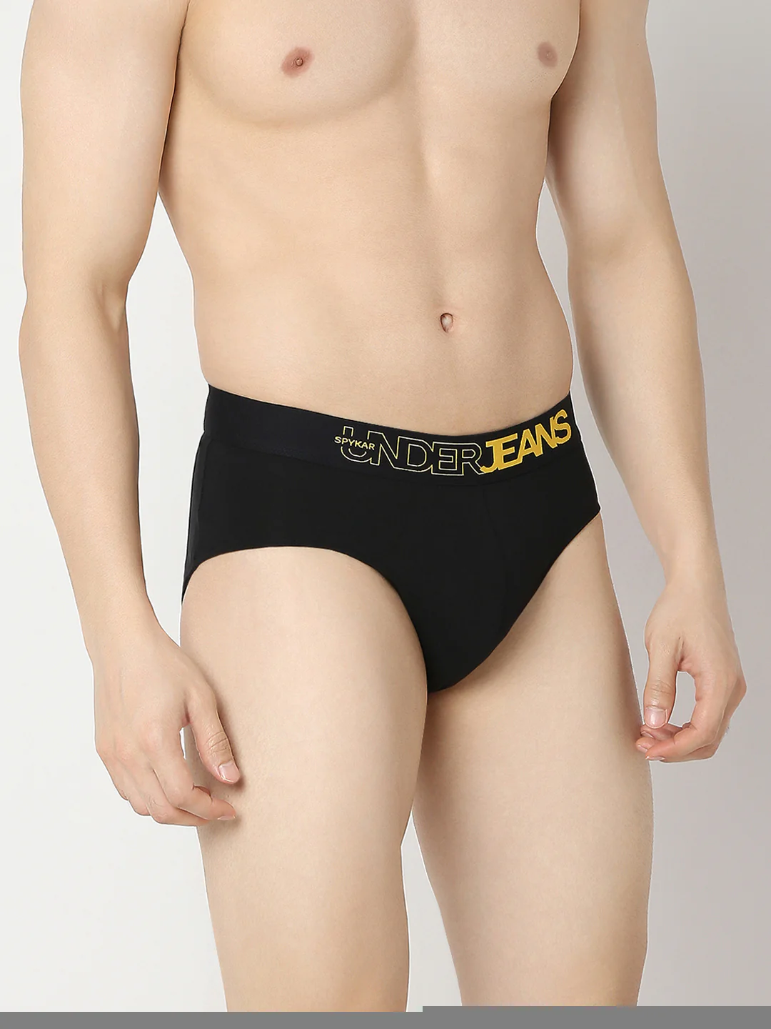 Underjeans Olive & Black Brief - Image 4
