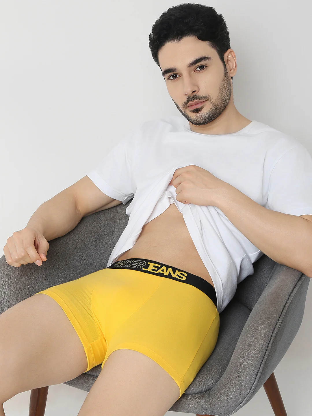 Underjeans Pack Of 2 Yellow & Black Trunk - Image 5
