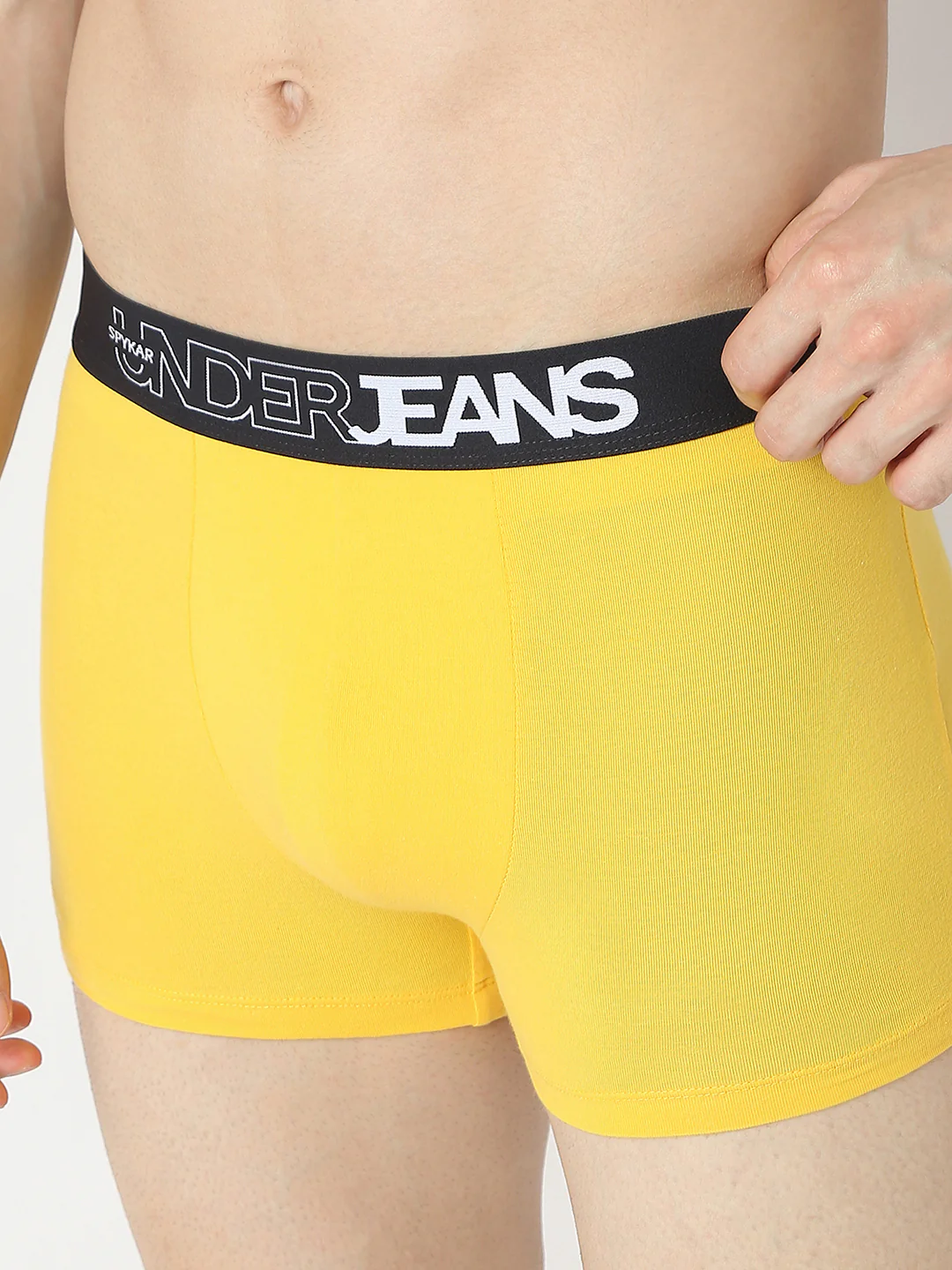 Underjeans Pack Of 2 Yellow & Navy Trunk - Image 4