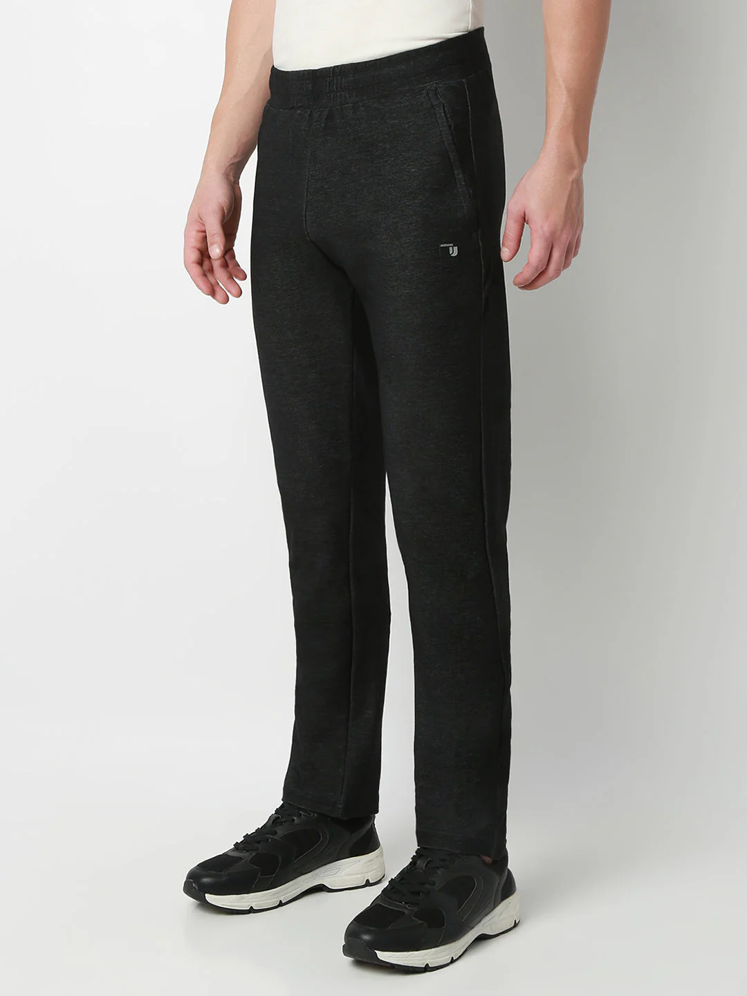 Underjeans Lounge Pant Slim Fit Black Mid-Rise - Image 3