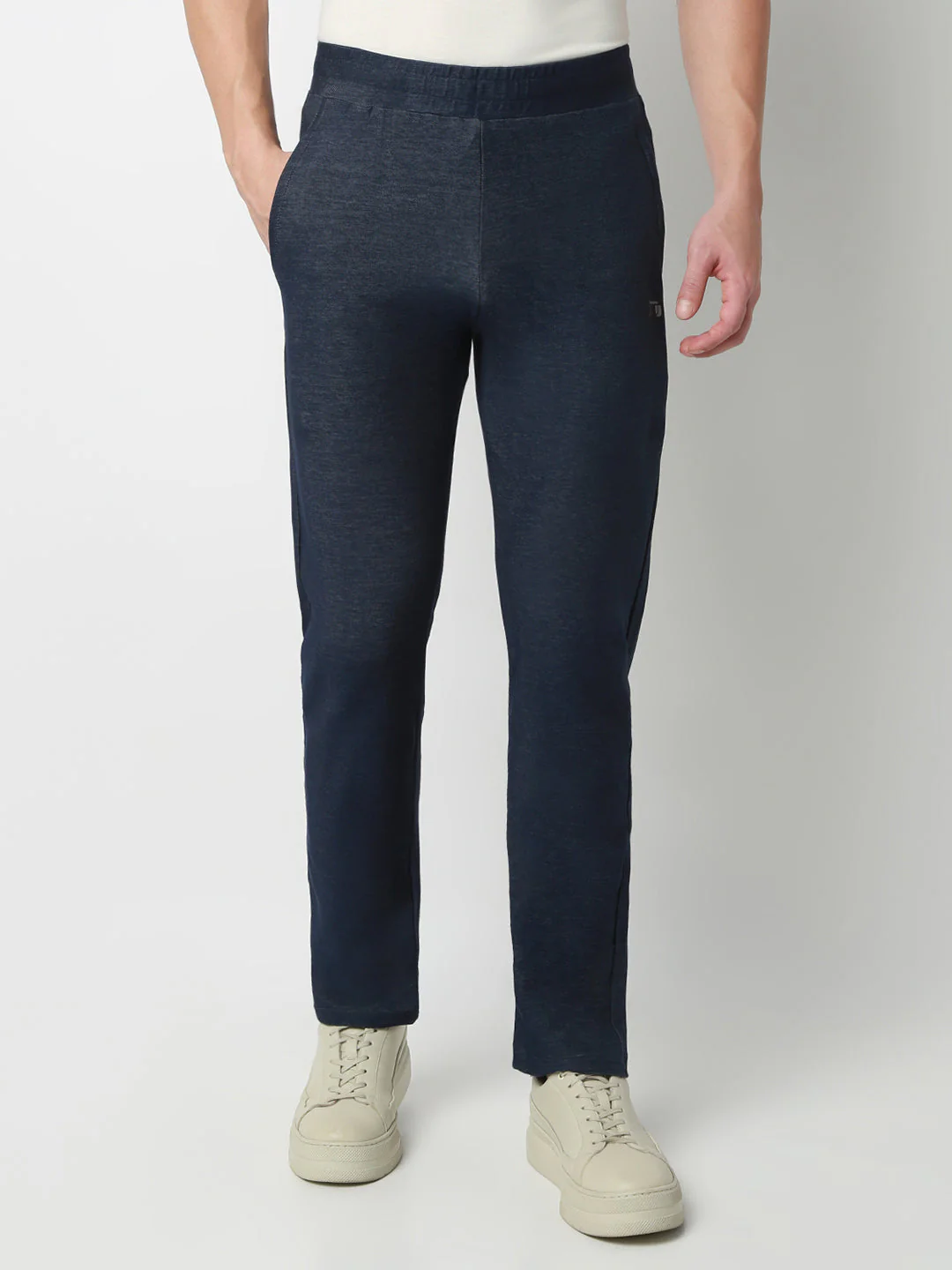 Underjeans Lounge Pant Slim Fit Blue Mid-Rise - Image 2