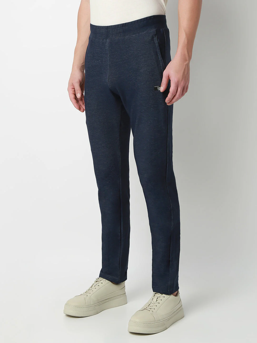 Underjeans Lounge Pant Slim Fit Blue Mid-Rise - Image 3