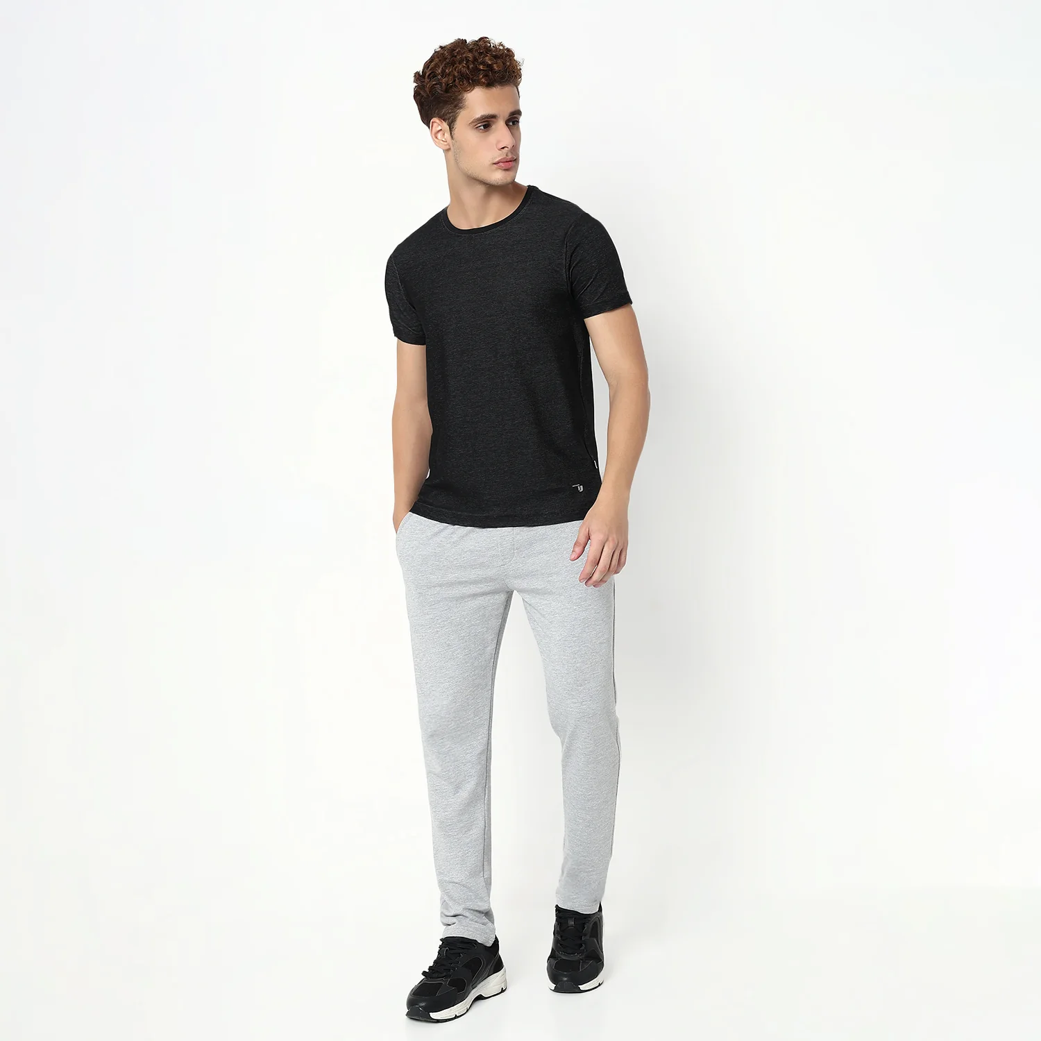 Underjeans T-Shirt Black Slim Fit - Image 7