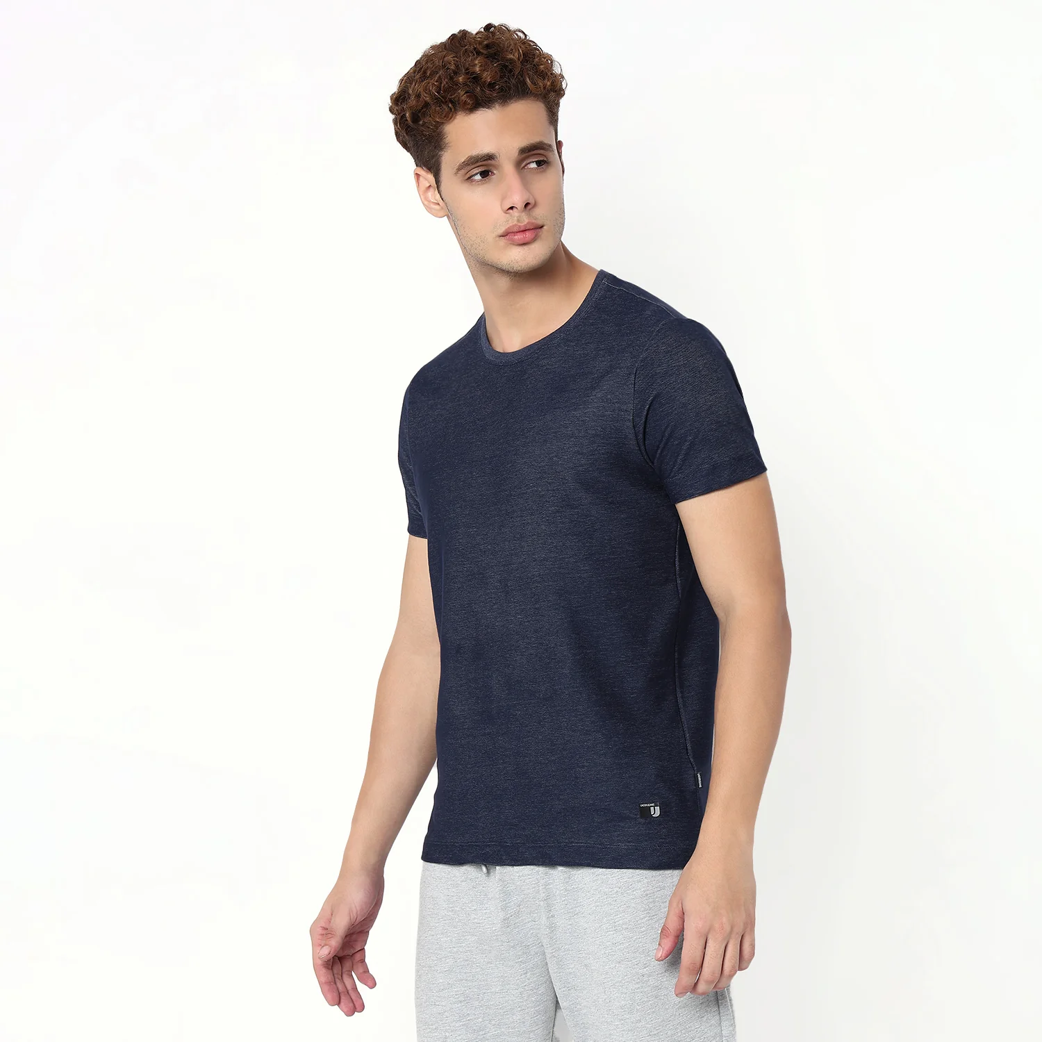 Underjeans T-Shirt Blue Slim Fit - Image 3