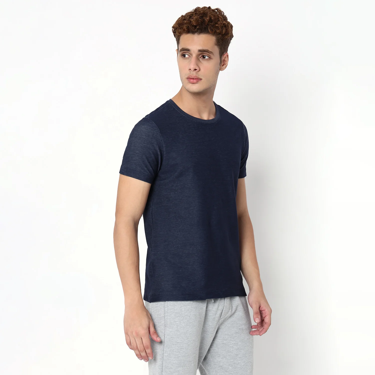 Underjeans T-Shirt Blue Slim Fit - Image 4