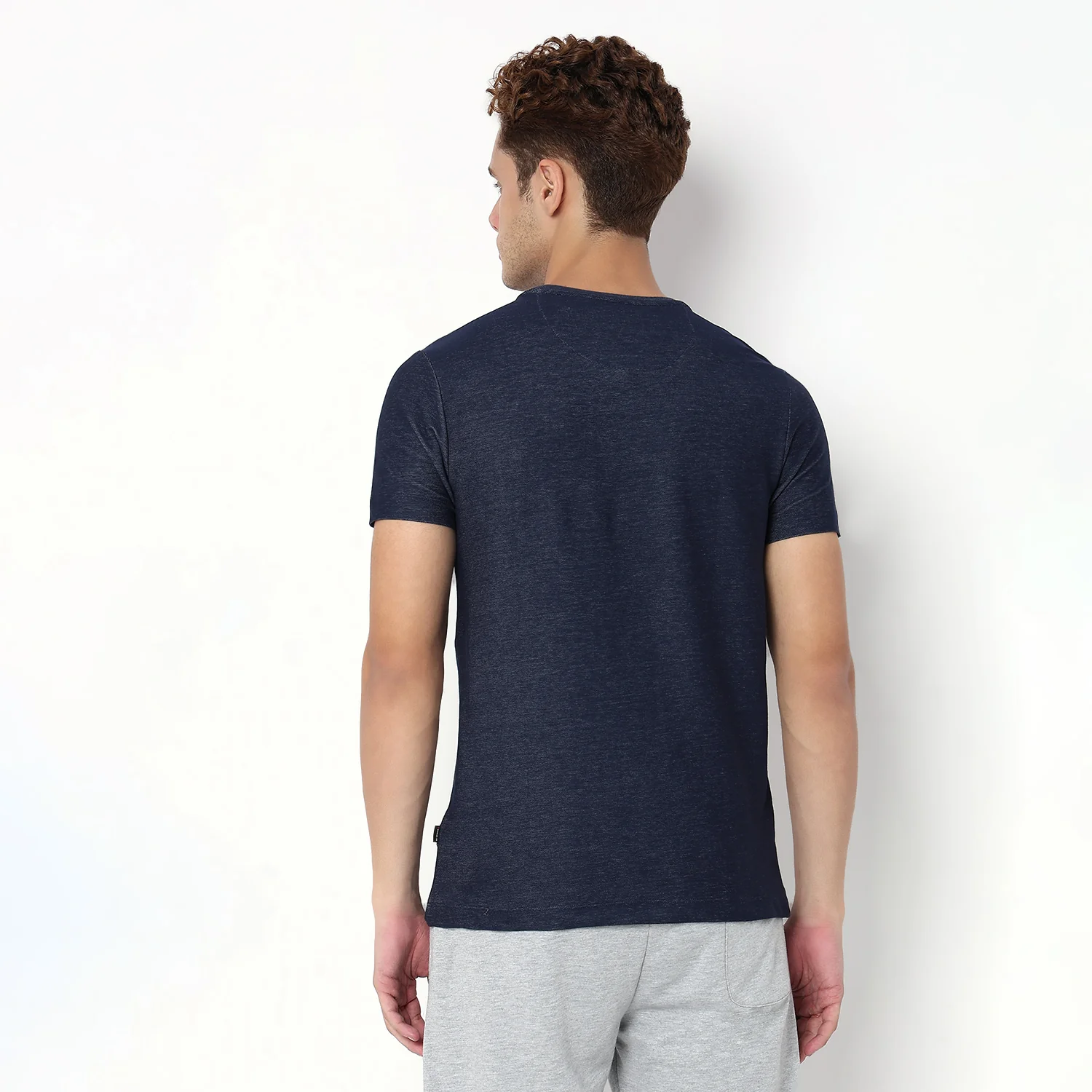 Underjeans T-Shirt Blue Slim Fit - Image 5