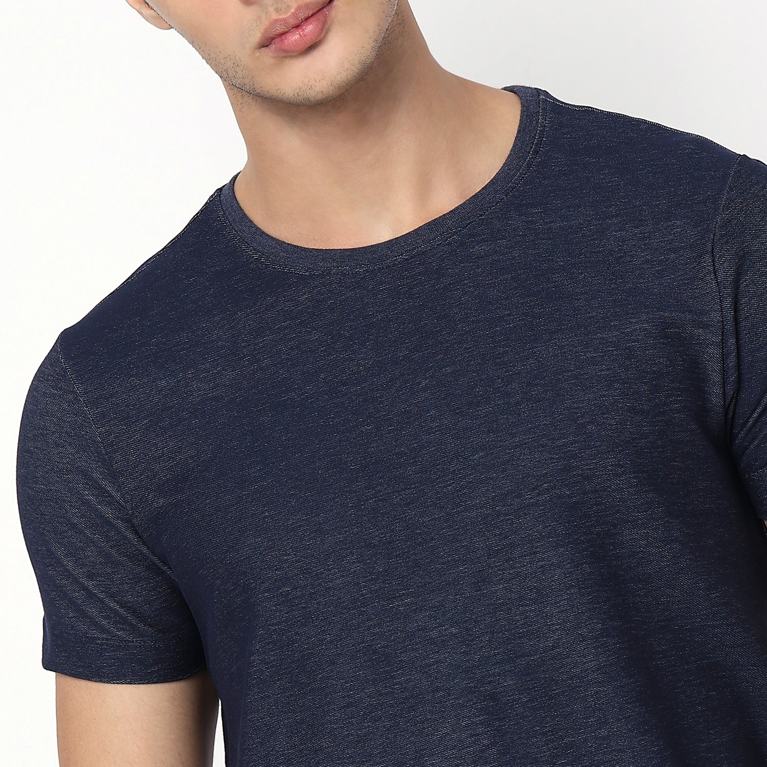 Underjeans T-Shirt Blue Slim Fit - Image 6