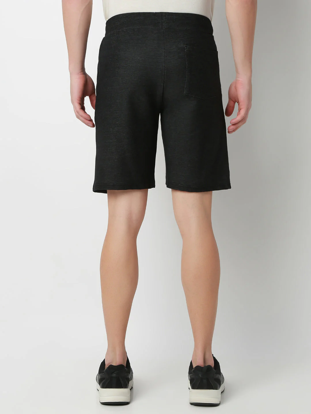 Underjeans Shorts Slim Fit Black Mid-Rise - Image 5