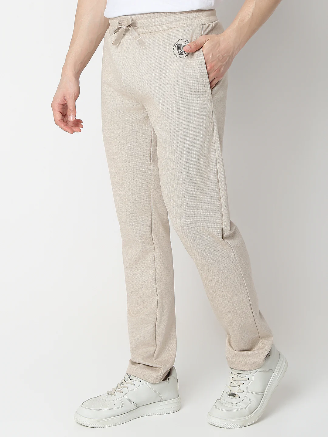 Underjeans Lounge Pant Regular Fit Beige - Image 3
