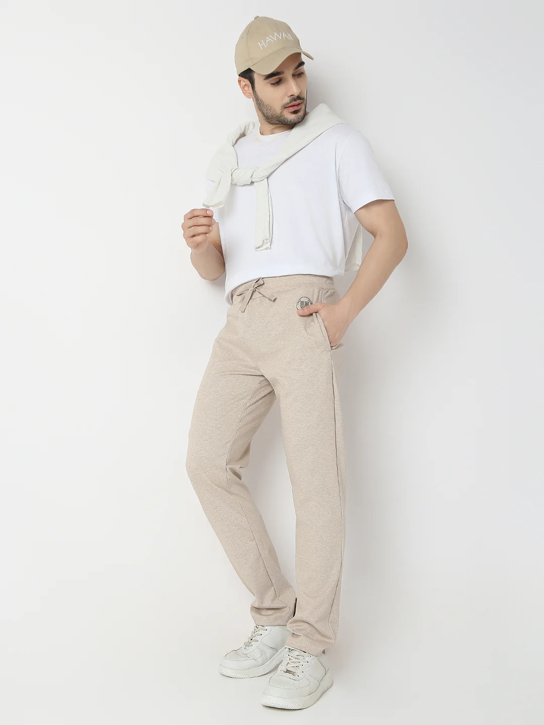 Underjeans Lounge Pant Regular Fit Beige - Image 6