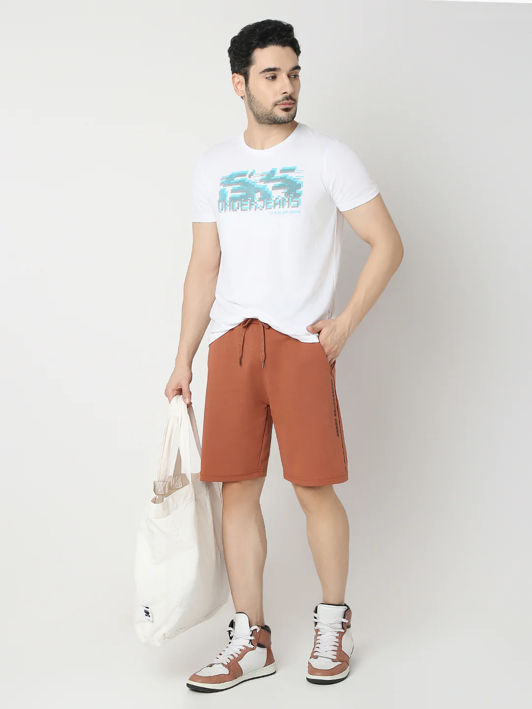 Underjeans Shorts Regular Fit Rust - Image 5
