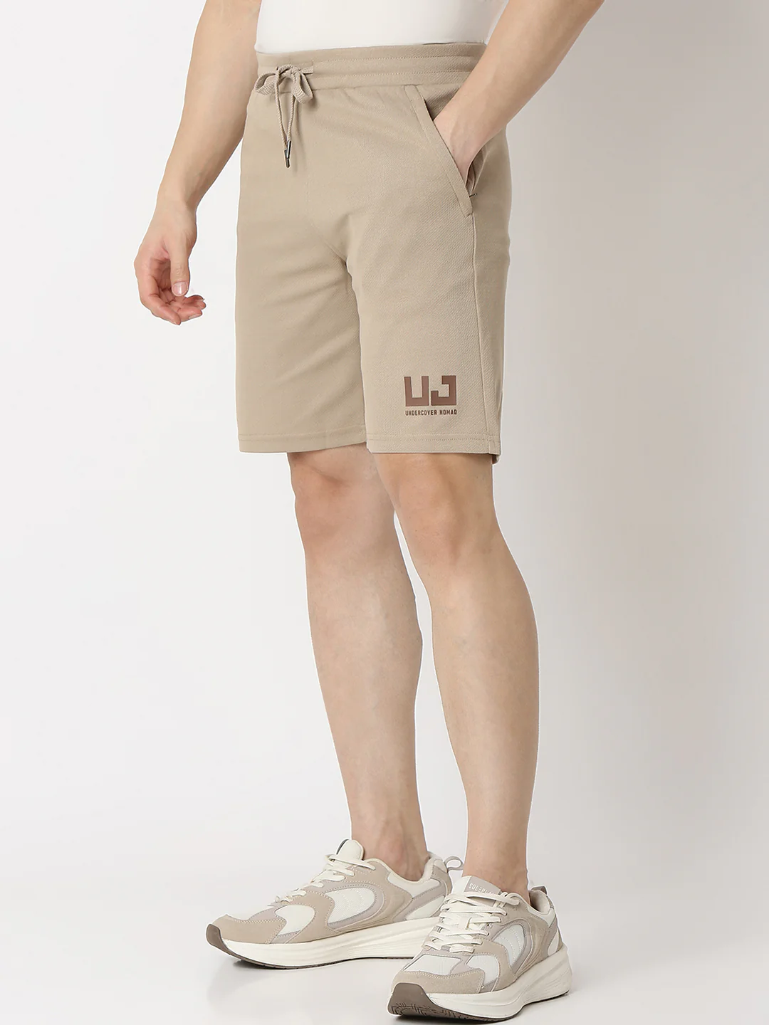 Underjeans Shorts Regular Fit Khaki Mid-Rise - Image 2