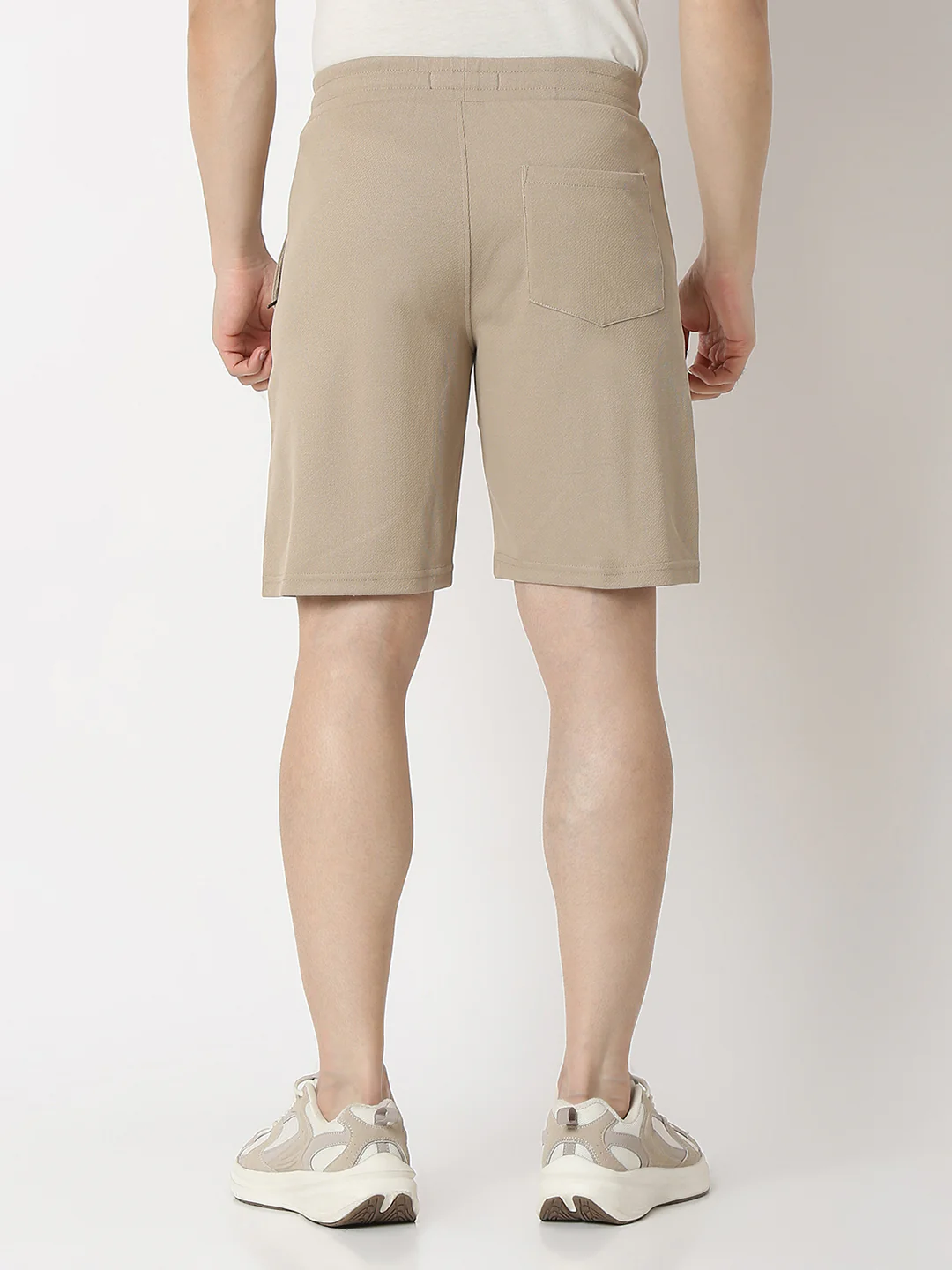 Underjeans Shorts Regular Fit Khaki Mid-Rise - Image 4