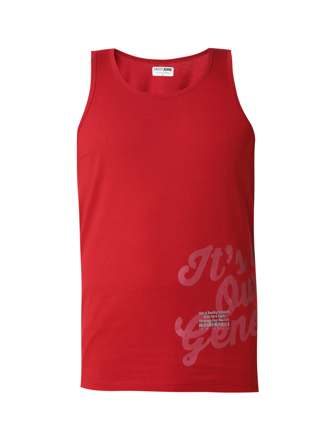 Underjeans Deep Red Regular Fit Vest - Image 7