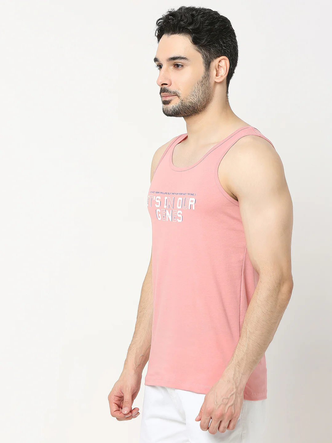 Underjeans Pink Regular Fit Vest - Image 2