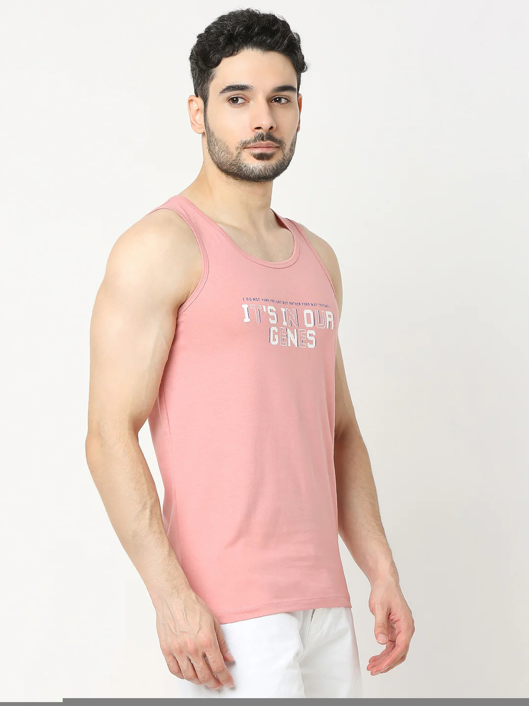 Underjeans Pink Regular Fit Vest - Image 3