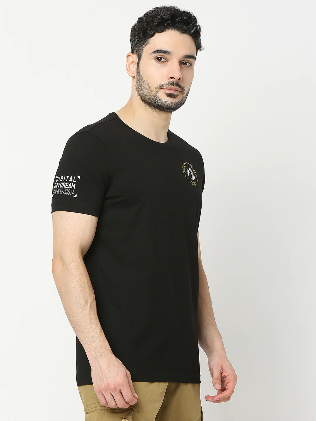 Underjeans T-Shirt Regular Fit Black - Image 3