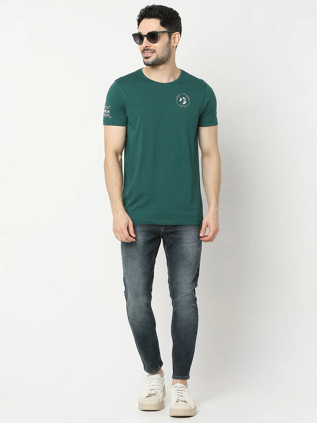 Underjeans T-Shirt Regular Fit Green - Image 6