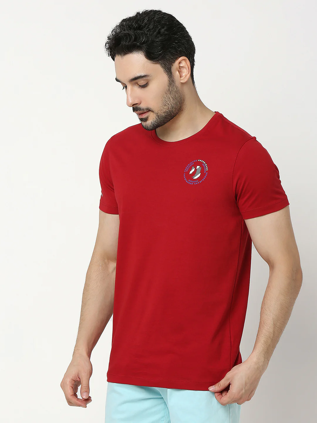 Underjeans T-Shirt Regular Fit Red