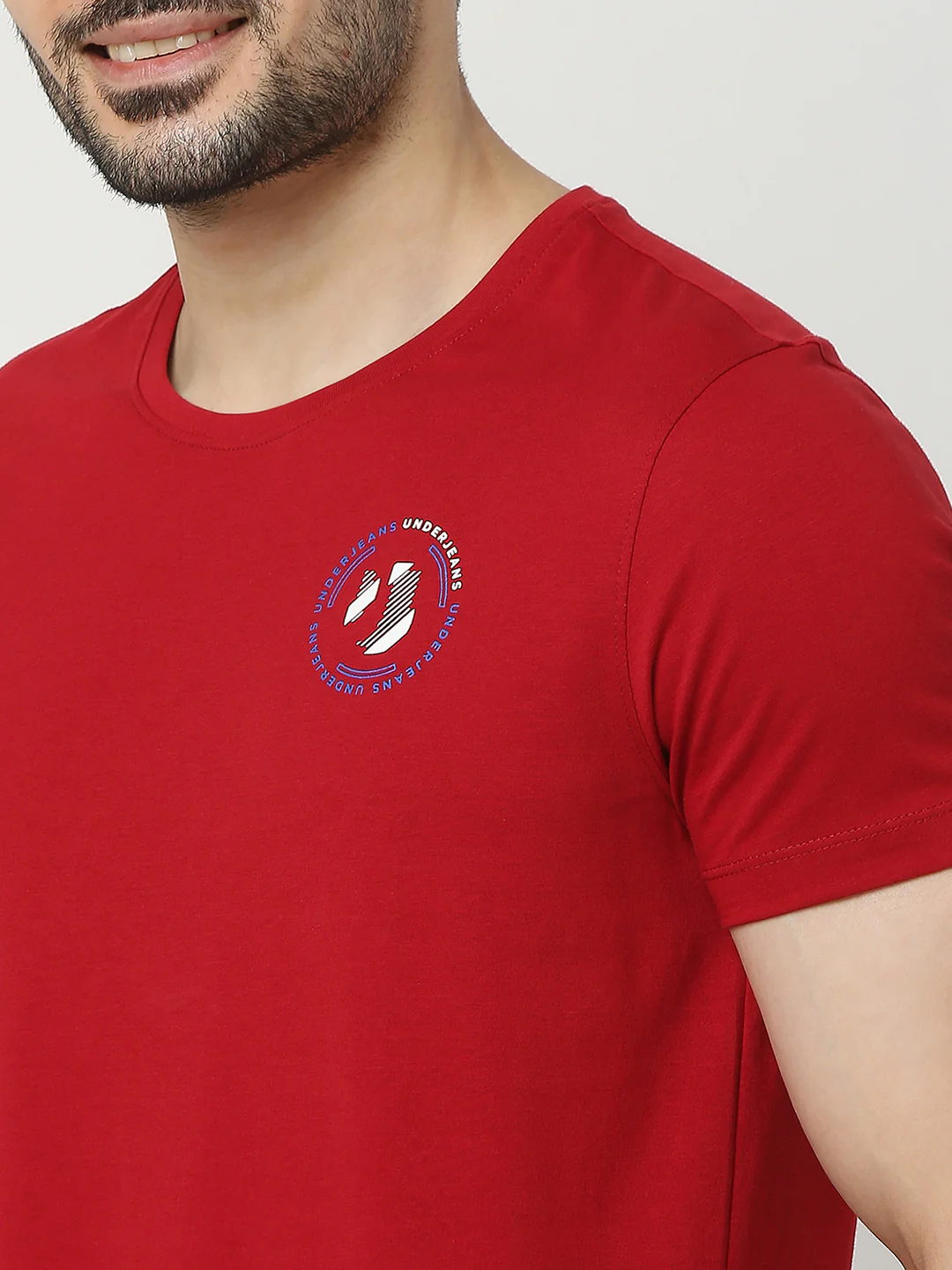 Underjeans T-Shirt Regular Fit Red - Image 5