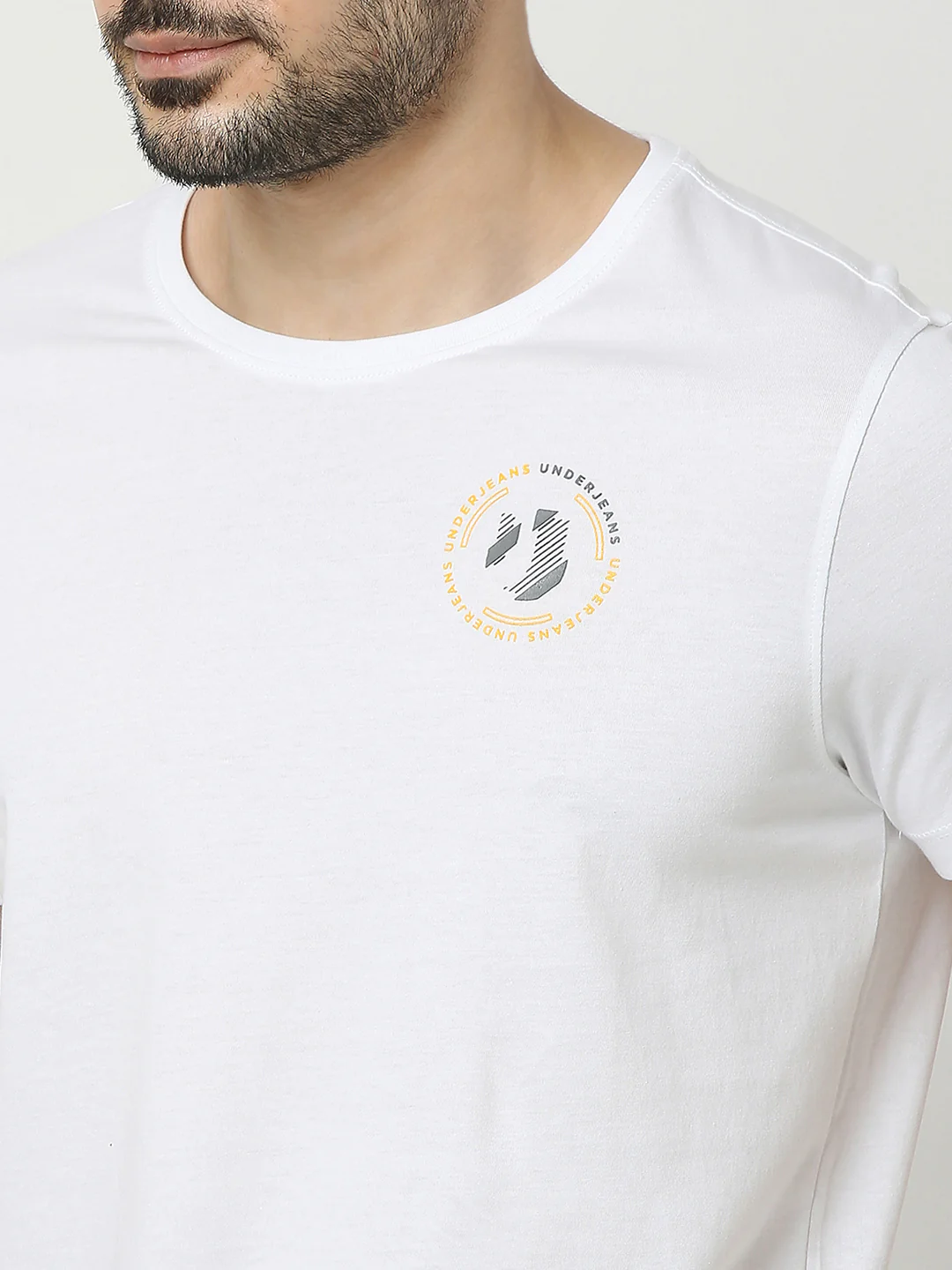 Underjeans T-Shirt Regular Fit White - Image 5