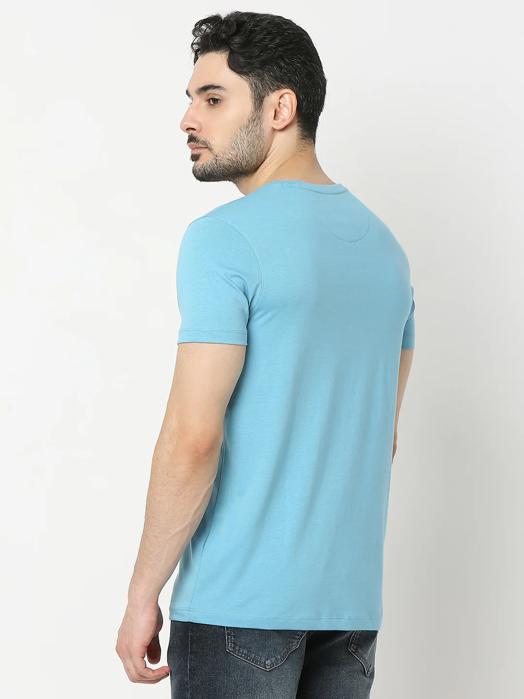 Underjeans T-Shirt Regular Fit Blue - Image 4