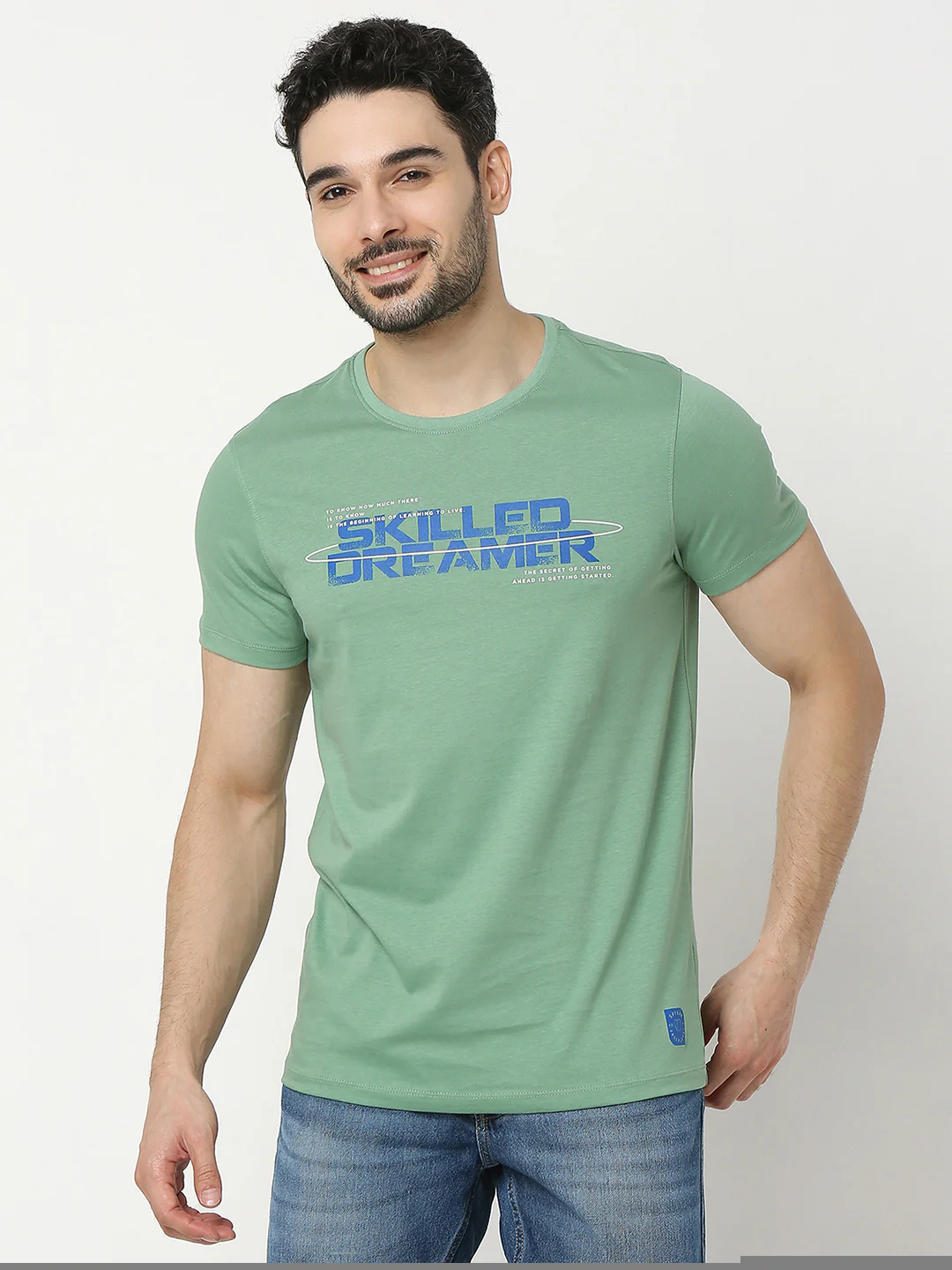 Underjeans T-Shirt Regular Fit Green - Image 2