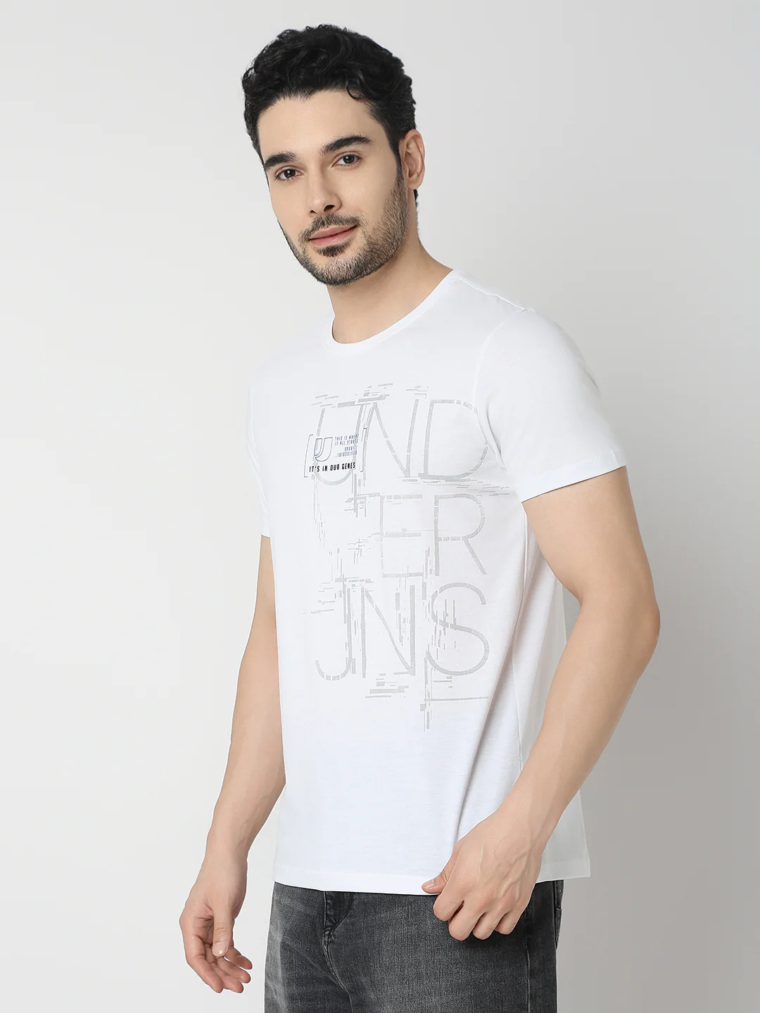 Underjeans T-Shirt Regular Fit White - Image 3