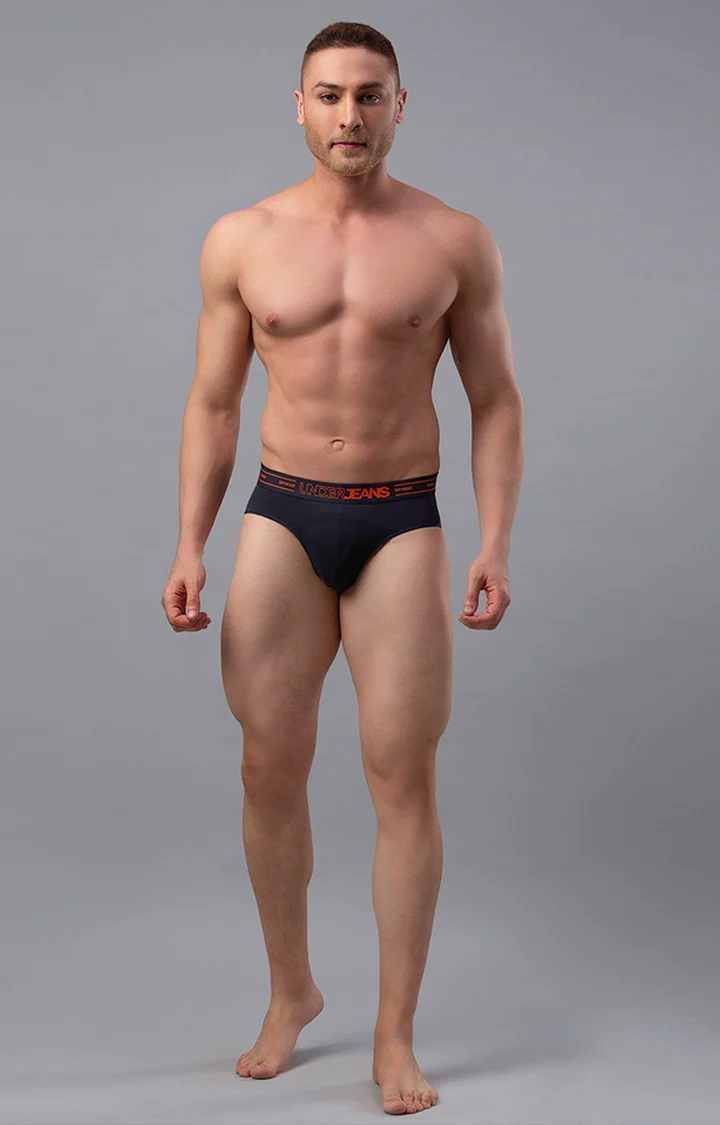 Underjeans Grey Solid Brief