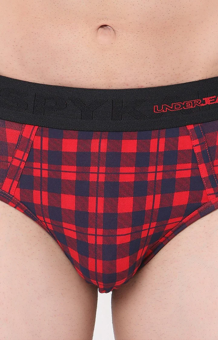 Underjeans Blue Check Brief - Image 6