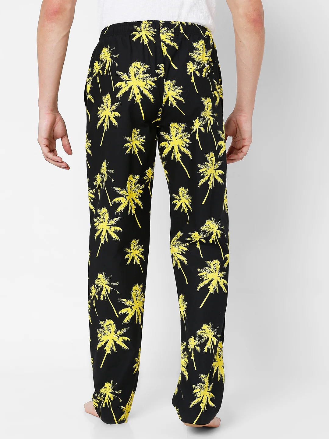Underjeans Pyjama Print Black & Yellow - Image 4