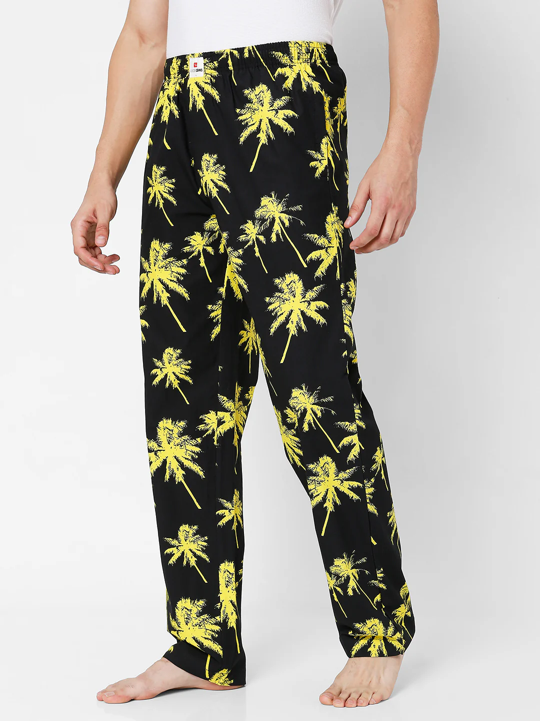 Underjeans Pyjama Print Black & Yellow - Image 5