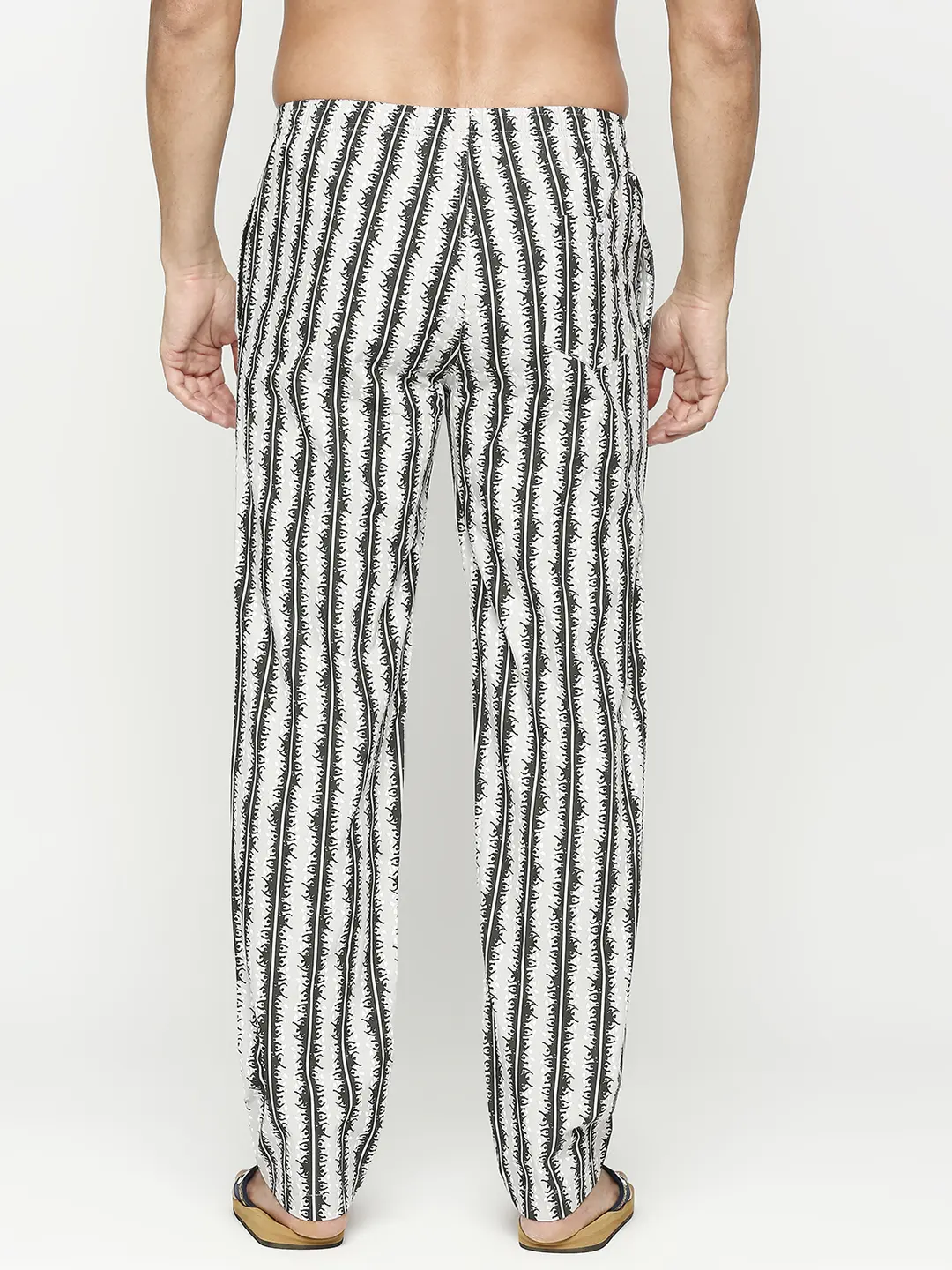 Underjeans Pyjama Regular Fit Print Grey & Black - Image 4